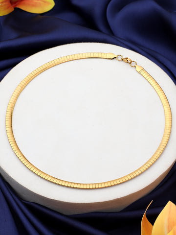 Minimal Scaled Gold Plated Chain Necklace