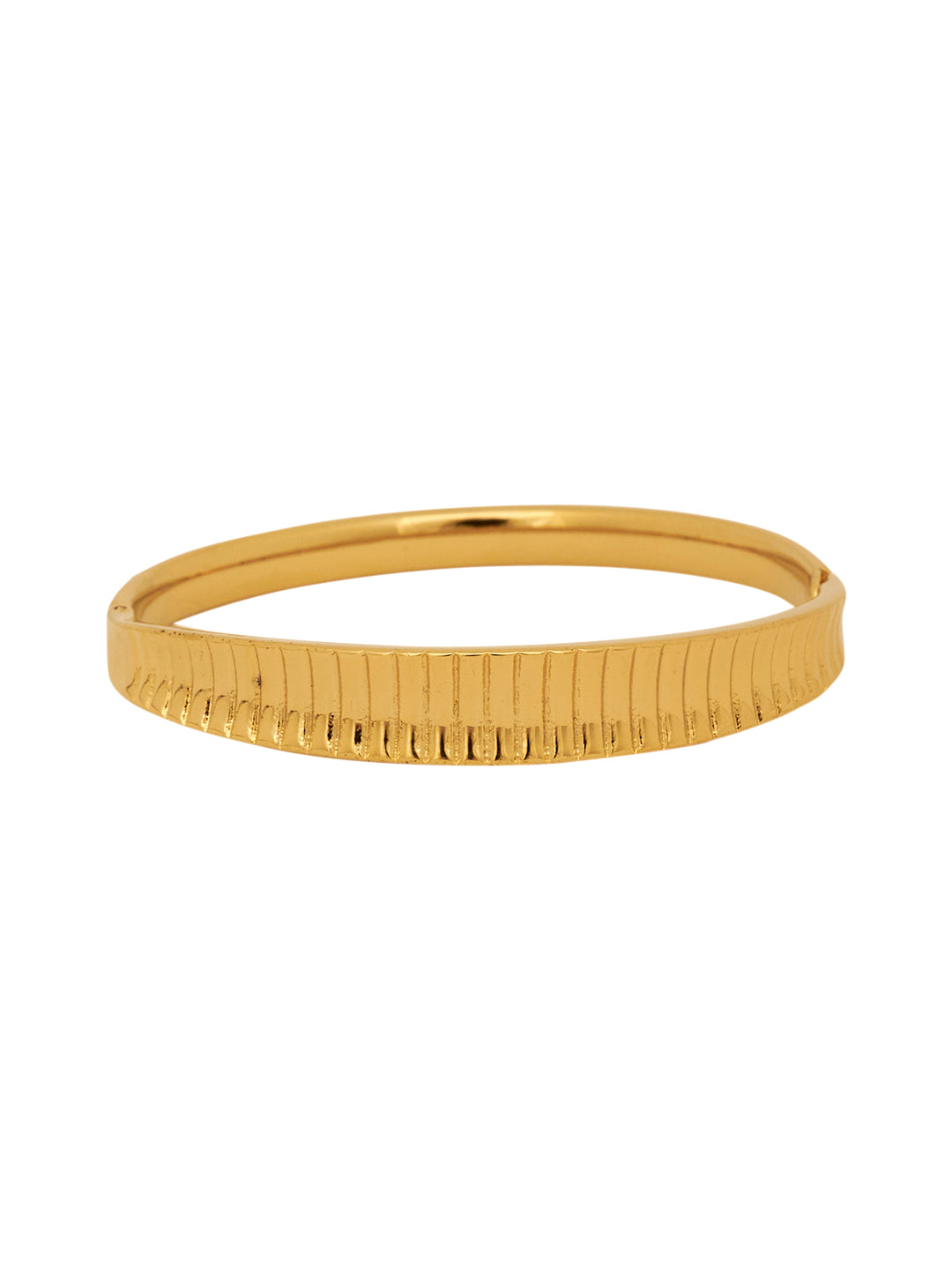 14K Gold Plated Anti-Tarnish Stainless Steel Kada Bracelet