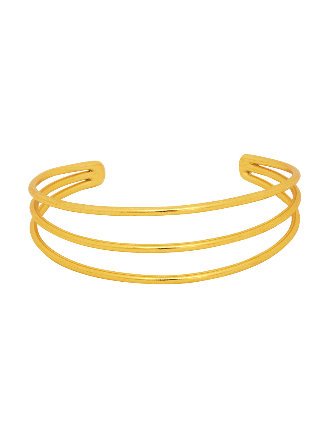 18K Gold Plated Brass Cuff Bracelet