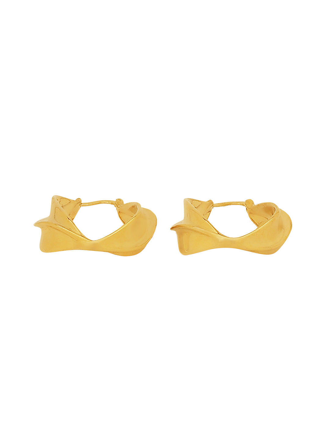 Gold Plated 18K Loop Earrings