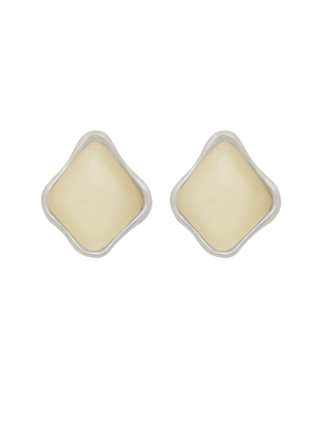 Silver Pearl Studs Earrings