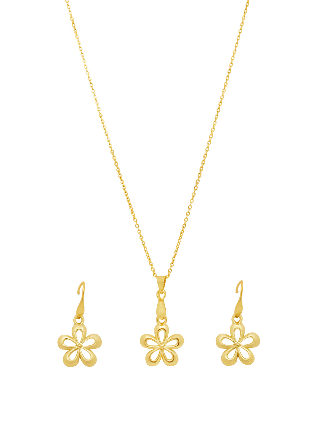 Gold Plated Pendant Set