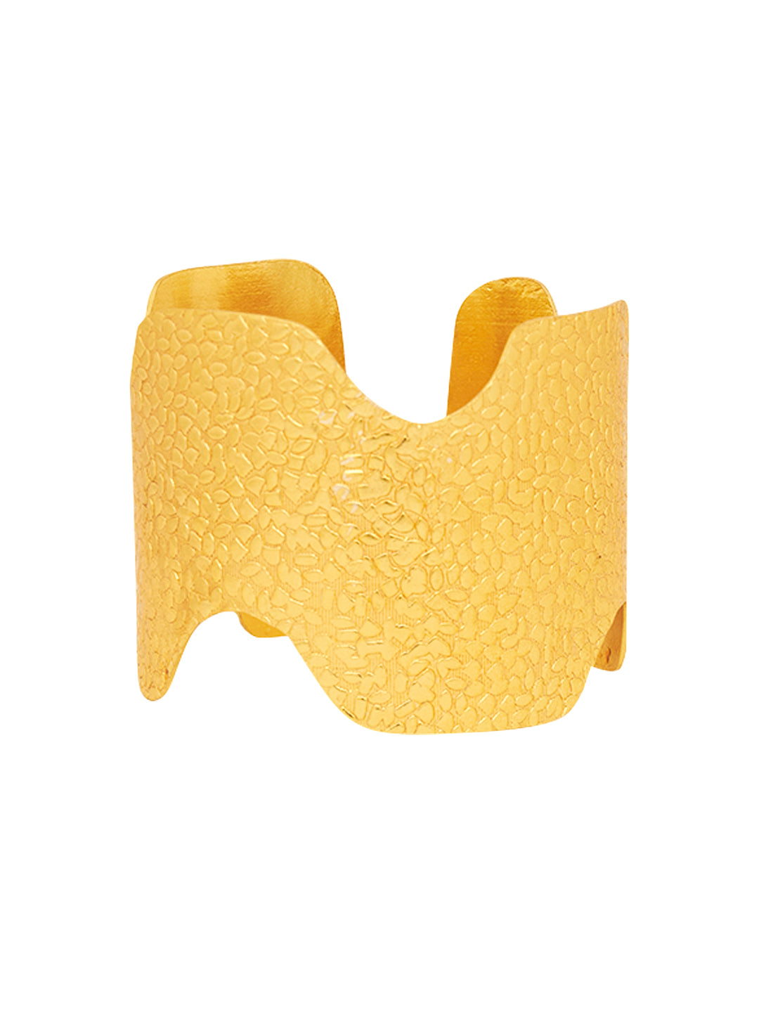 18K Gold Plated Brass Cuff Bracelet