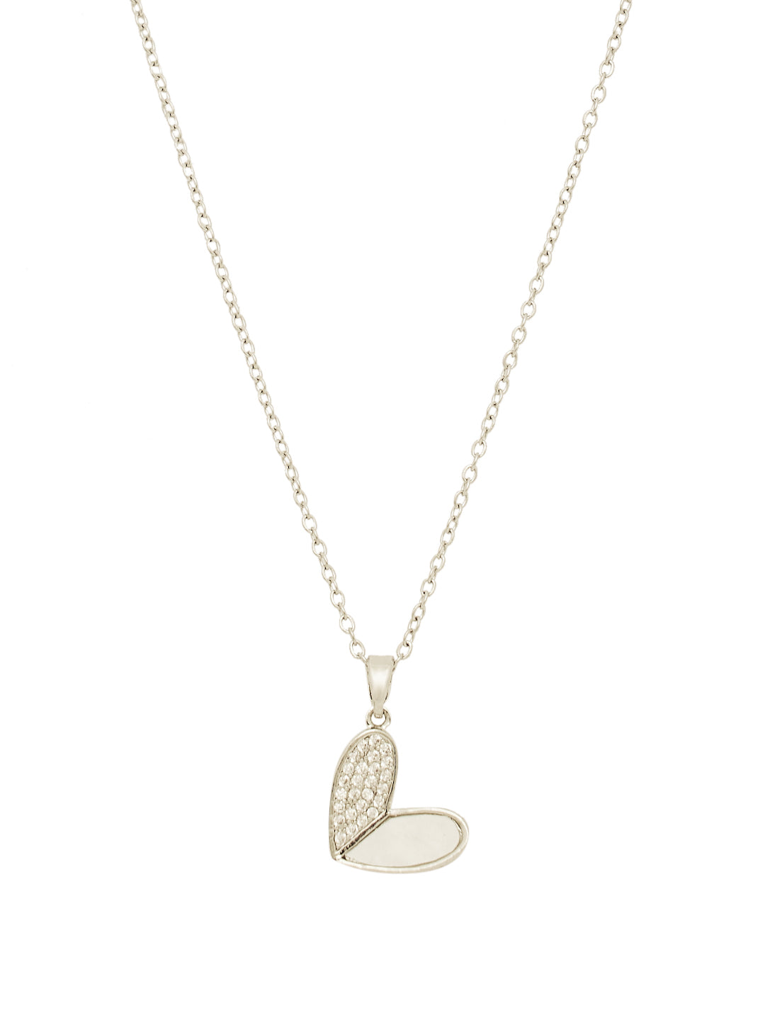 Zirconia Heart Necklace