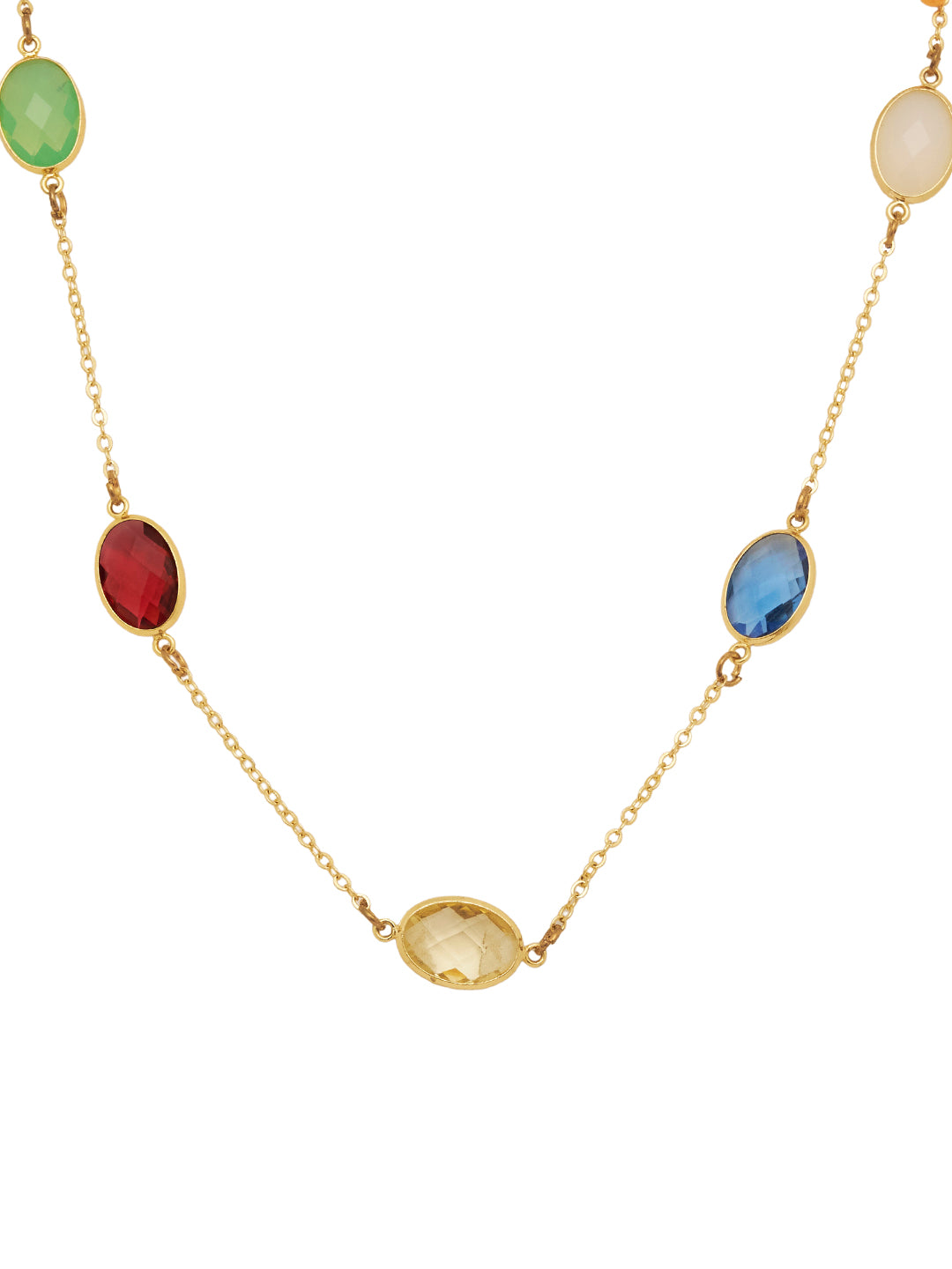 Gold plated Anti-Tarnish Cubic Zirconia Necklace