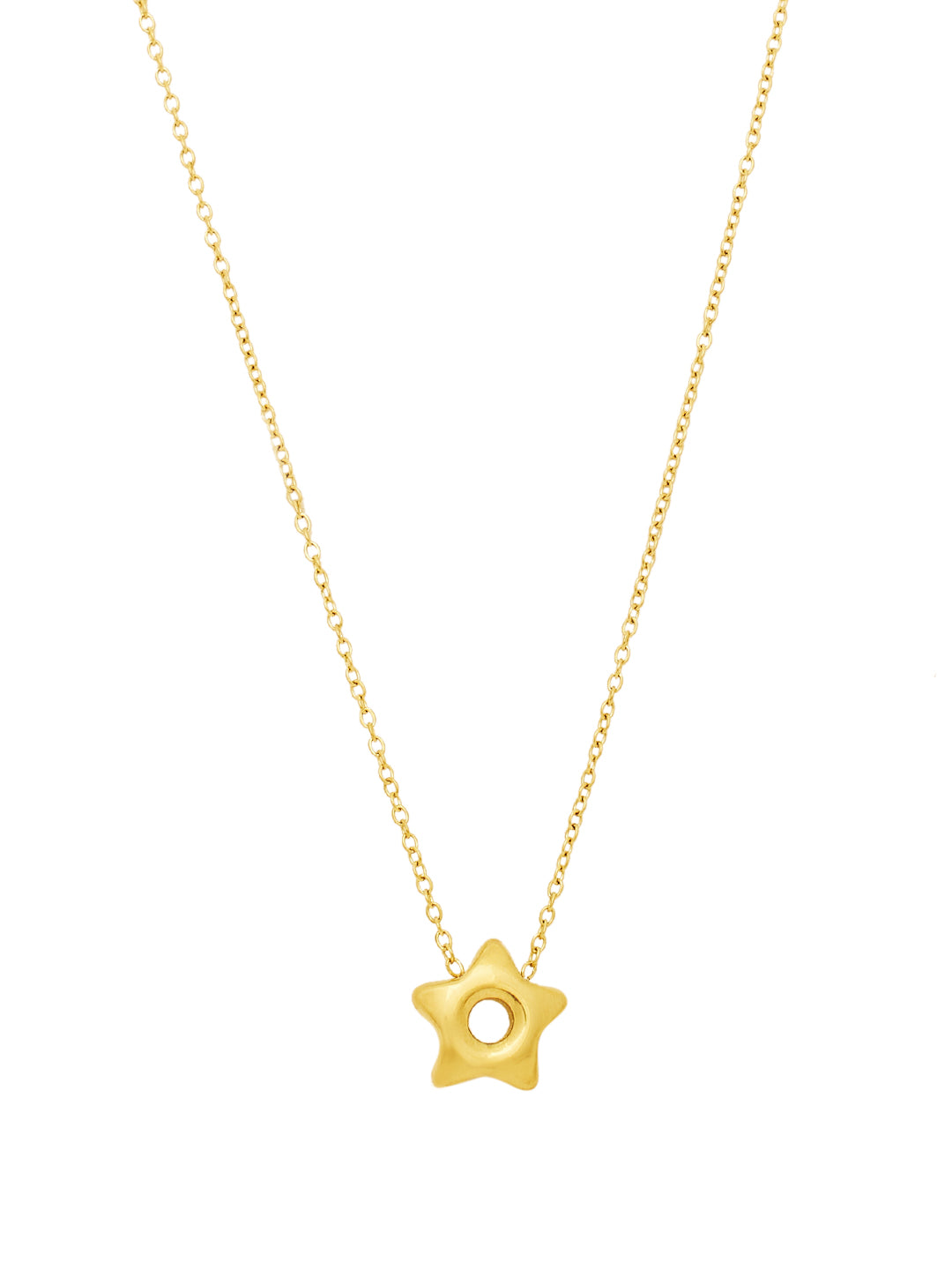 18K Gold Plated Star Necklace