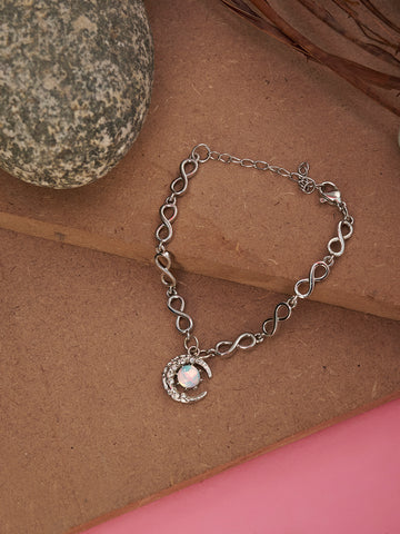 Silver Plated Charm Bracelet