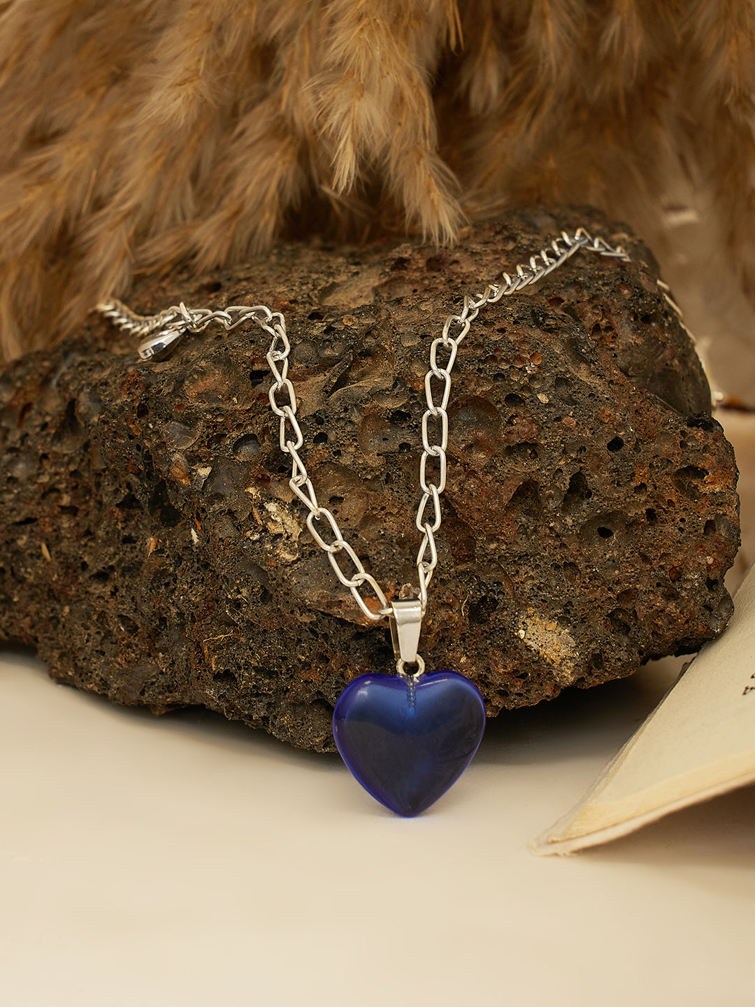 Gold Plated crystal Heart Necklace
