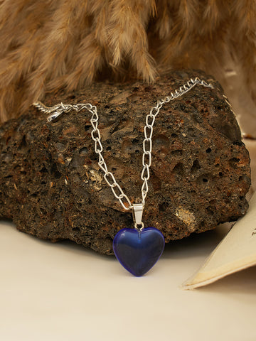 Gold Plated crystal Heart Necklace