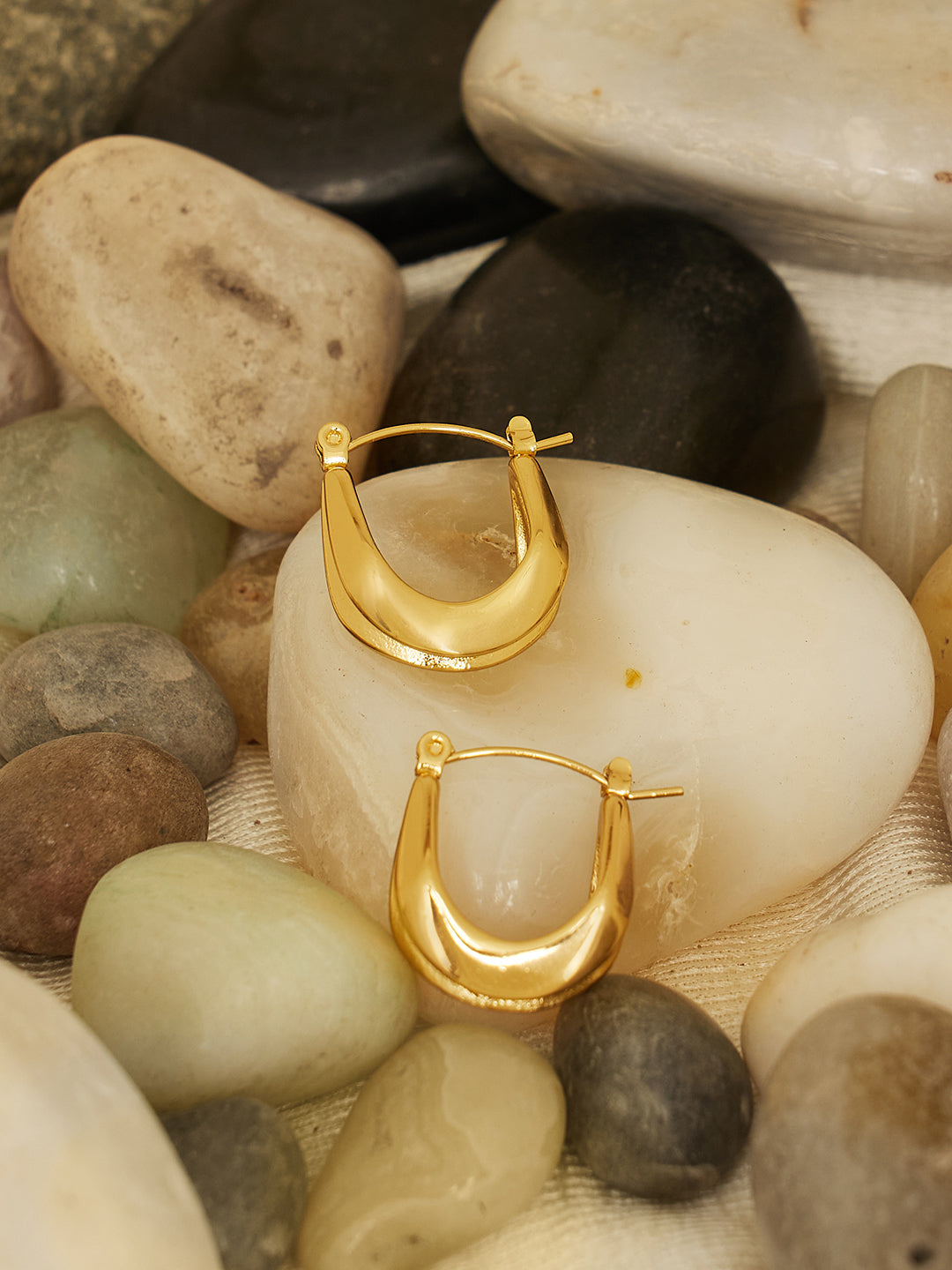 Gold Plated Hoop Earrings