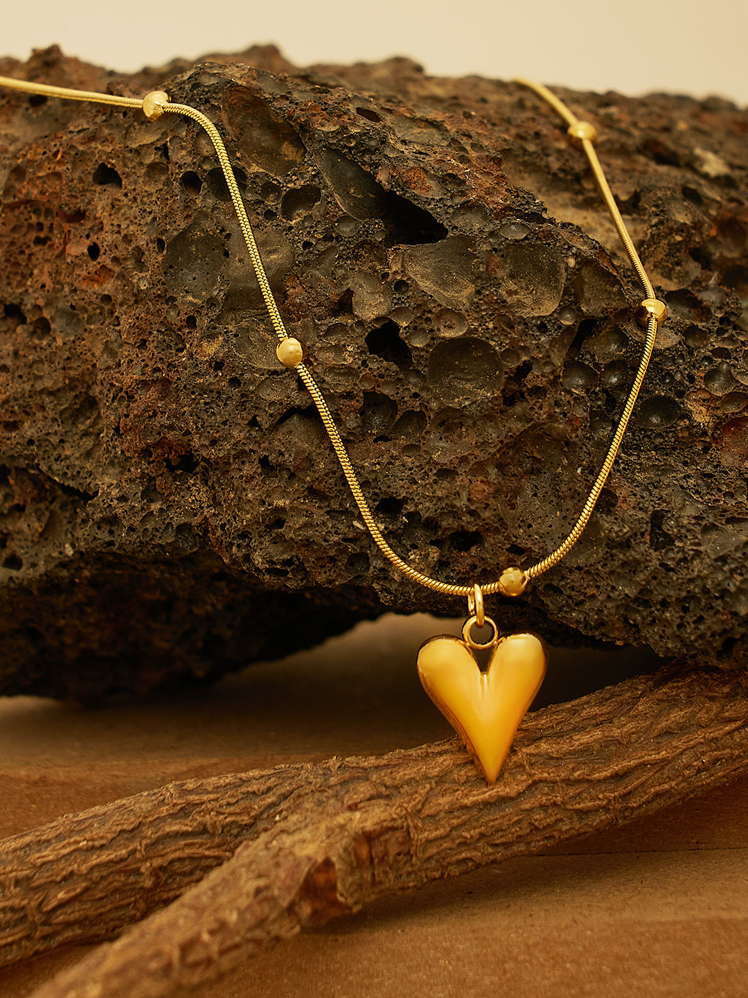 Heart Pendant Chain Necklace