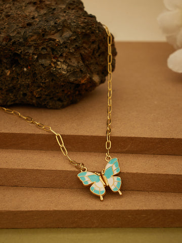 Butterfly Pendant Necklace