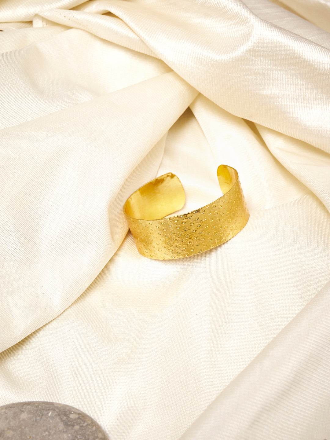 18K Gold Plated Brass Cuffed Bracelet