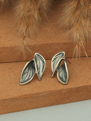 Enamel Silver Korean Earrings