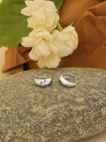 Platinum Mini Earrings