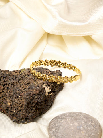 Gold Plated Anti-tarnish Stainless Steel Bangle style Bracelet