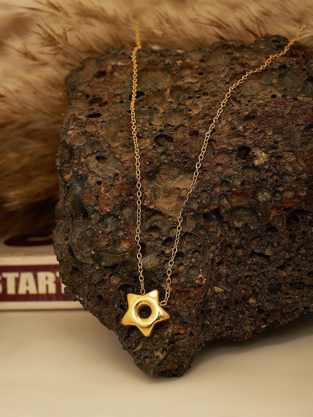 18K Gold Plated Star Necklace