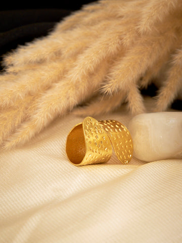 18k Gold Plated Brass Finger Ring