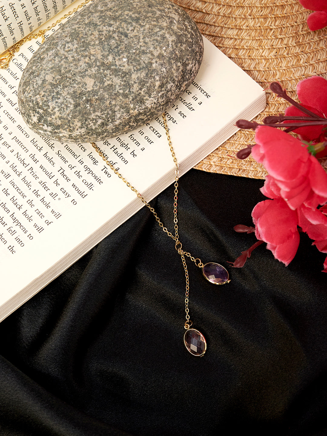 Gold Plated Anti Tarnish Cubic Zirconia Necklace