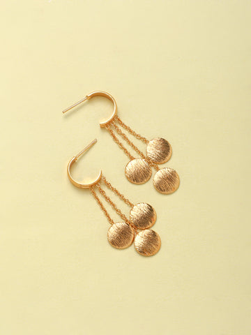 18K Gold Plated Anti-Tarnish Stainless Steel Skin Friendly Earrings