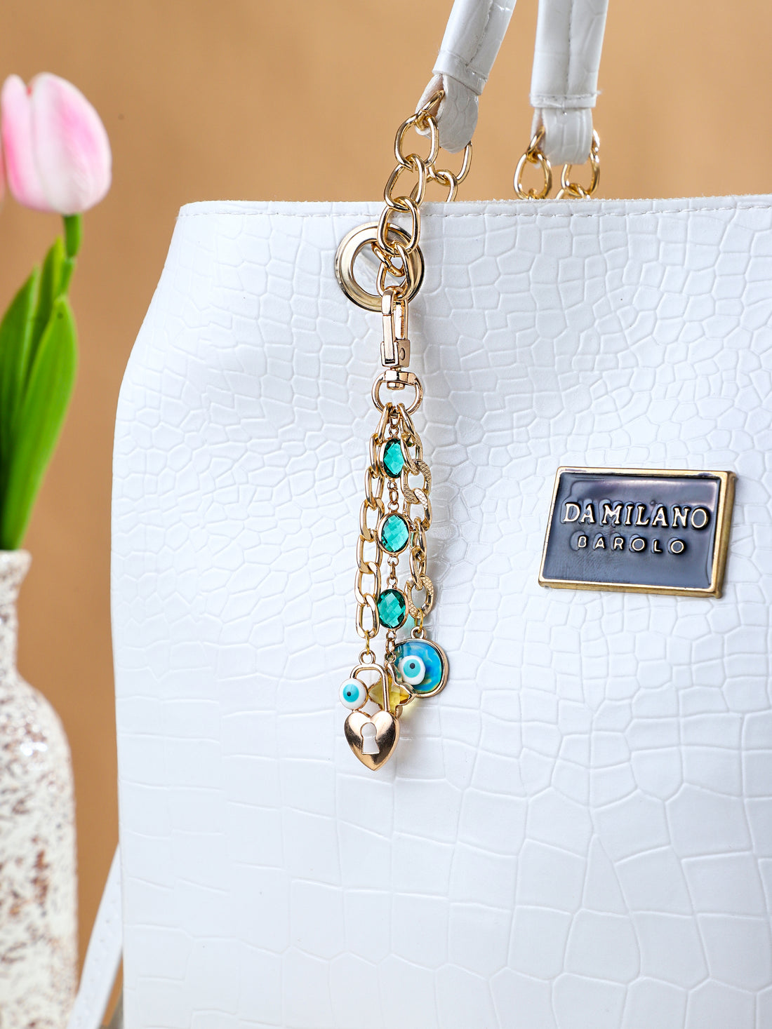 Evil Eye & Beaded Hand Bag Charms